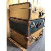 Image 3 : LOT OF 3 - VINTAGE SUITCASES