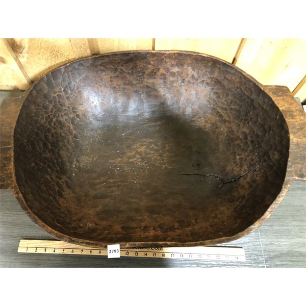 CARVED SINGLE SLAB BANQUET BOWL