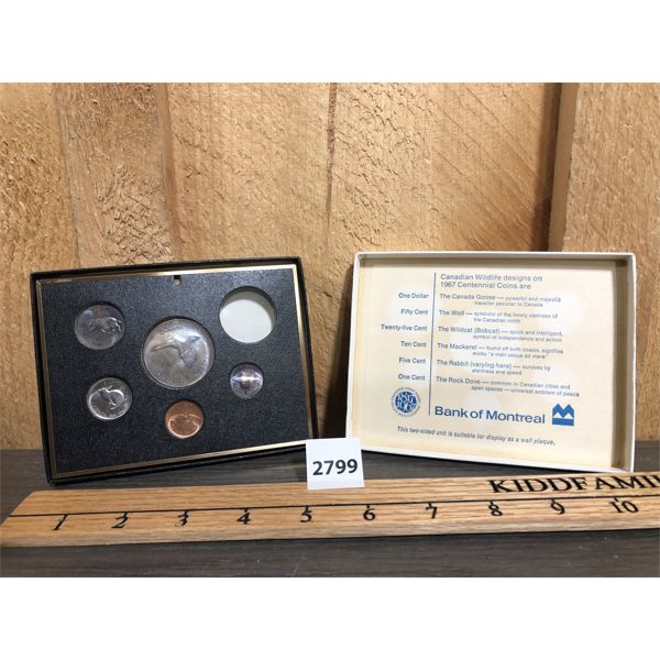 1967 CENTENNIAL COINS - CDN WILDLIFE
