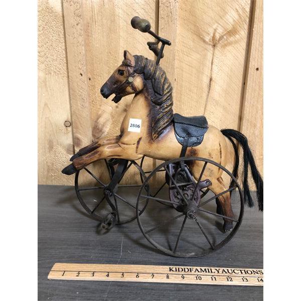DECORATIVE HORSE TRICYCLE