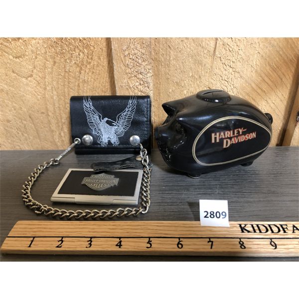 LOT OF 3 - HARLEY-DAVIDSON COLLECTIBLES