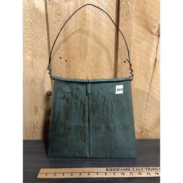 FLAT BACK METAL HANGING BASKET