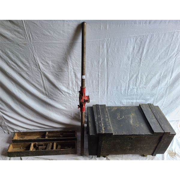 JOB LOT - LARGE QTY VINTAGE TOOLS W/ HEAVY DUTY TOOLBOX