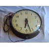 Image 1 : IBM GLASS FACE WALL CLOCK - 13.5in DIA