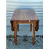 Image 1 : DROP LEAF OAK TABLE - 29 x 32 x 56in