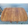 Image 3 : DROP LEAF OAK TABLE - 29 x 32 x 56in