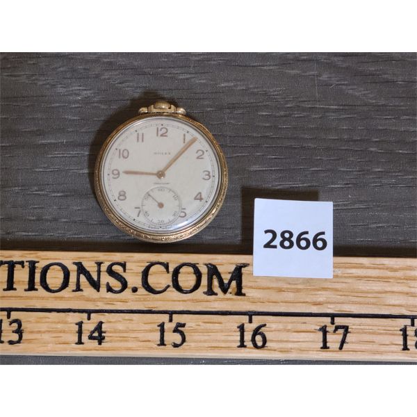 POCKET WATCH MARKED ROLEX W/ DETAILING