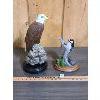 Image 1 : PAUL BURDETTE - LIMITED EDITION WILDLIFE FIGURINES - EAGLE & WOODPECKER