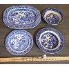 Image 1 : LOT OF 4 - ASIAN MOTIF PLATERS / PLATES - WALL ART