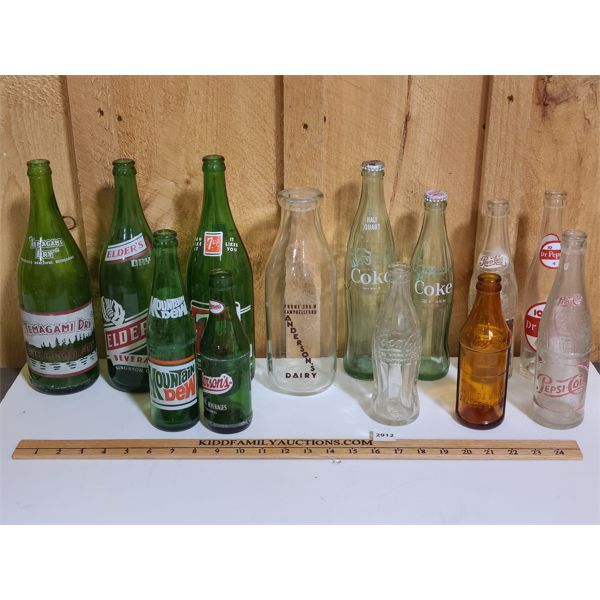 JOB LOT - MISC BOTTLES - INCL ELDER''s BEVERAGE KINGSTON