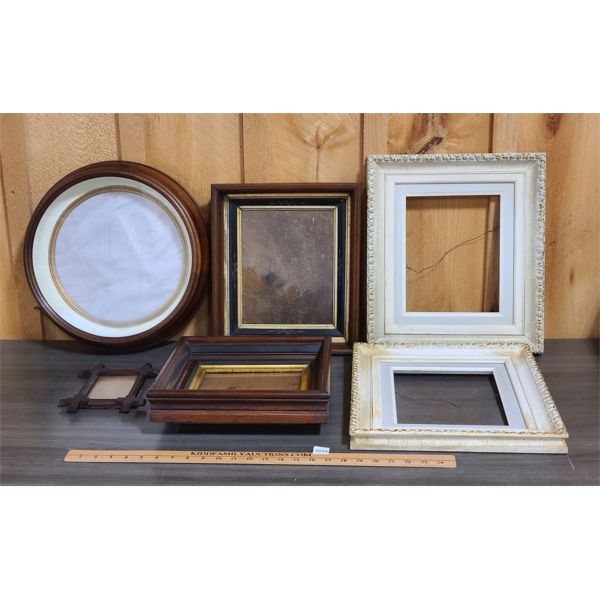 LOT OF 6 - VINTAGE PICTURE FRAMES