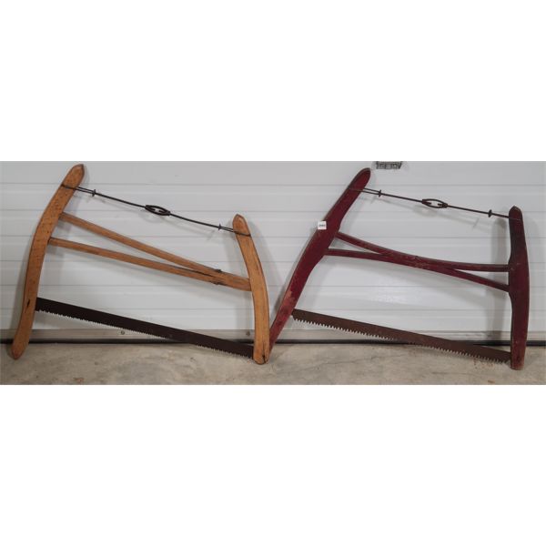 LOT OF 2 - BOWED BUCK SAWS - 30in LONG
