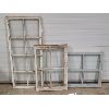 Image 1 : LOT OF 3 - WOOD FRAMED WINDOWS 