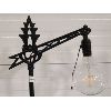Image 2 : METAL BASE EXPOSED BULB FLOOR LAMP - 59in TALL