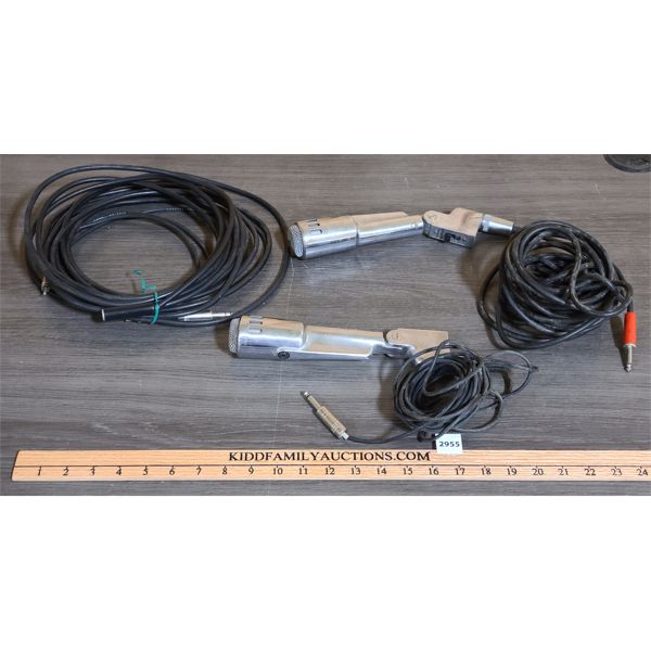 LOT OF 2 - ELECTRO VOICE MICROPHONES