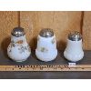 Image 1 : LOT OF 3 - PORCELAIN SHAKERS 