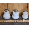 Image 2 : LOT OF 3 - PORCELAIN SHAKERS 
