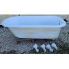 Image 1 : 60in PORCELAIN CLAW FOOT TUB