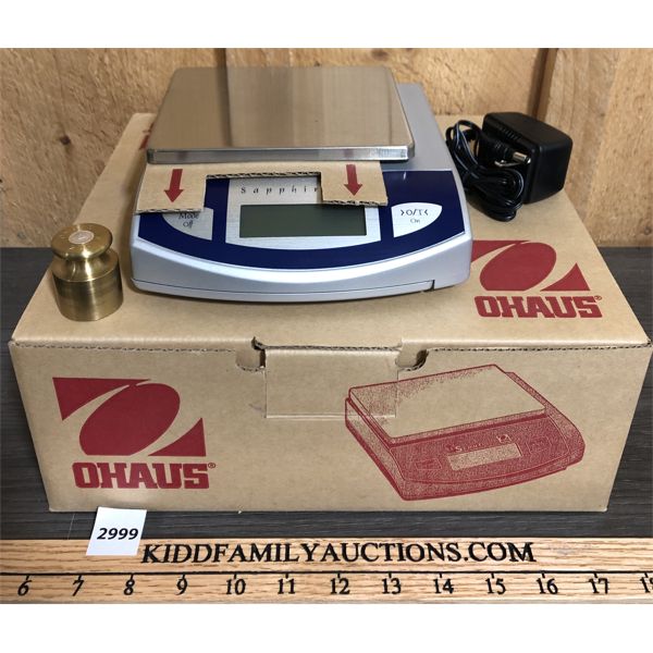 OHAUS 500GR SCALE W/ WEIGHT - NEW