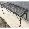 Image 2 : WROUGHT IRON GARDEN BENCH - 16 x 20 x 43in