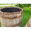 Image 3 : LOT OF 2 - WOOD BARRELS - 22 X 35 INCH