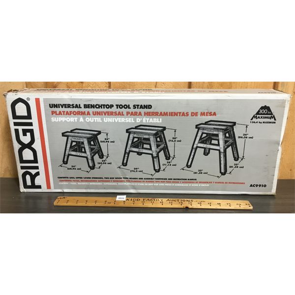 RIDGID UNIVERSAL BENCHTOP TOOL STAND