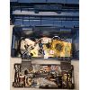 POLY TOOL BOX W/ CONTENTS
