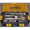Image 1 : DEWALT DRIVE SOCKET SET IN CASE