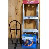 Image 1 : LOT OF 3 - 3ft STEP LADDER, WAHL CAR SEAT COVER, ETC.