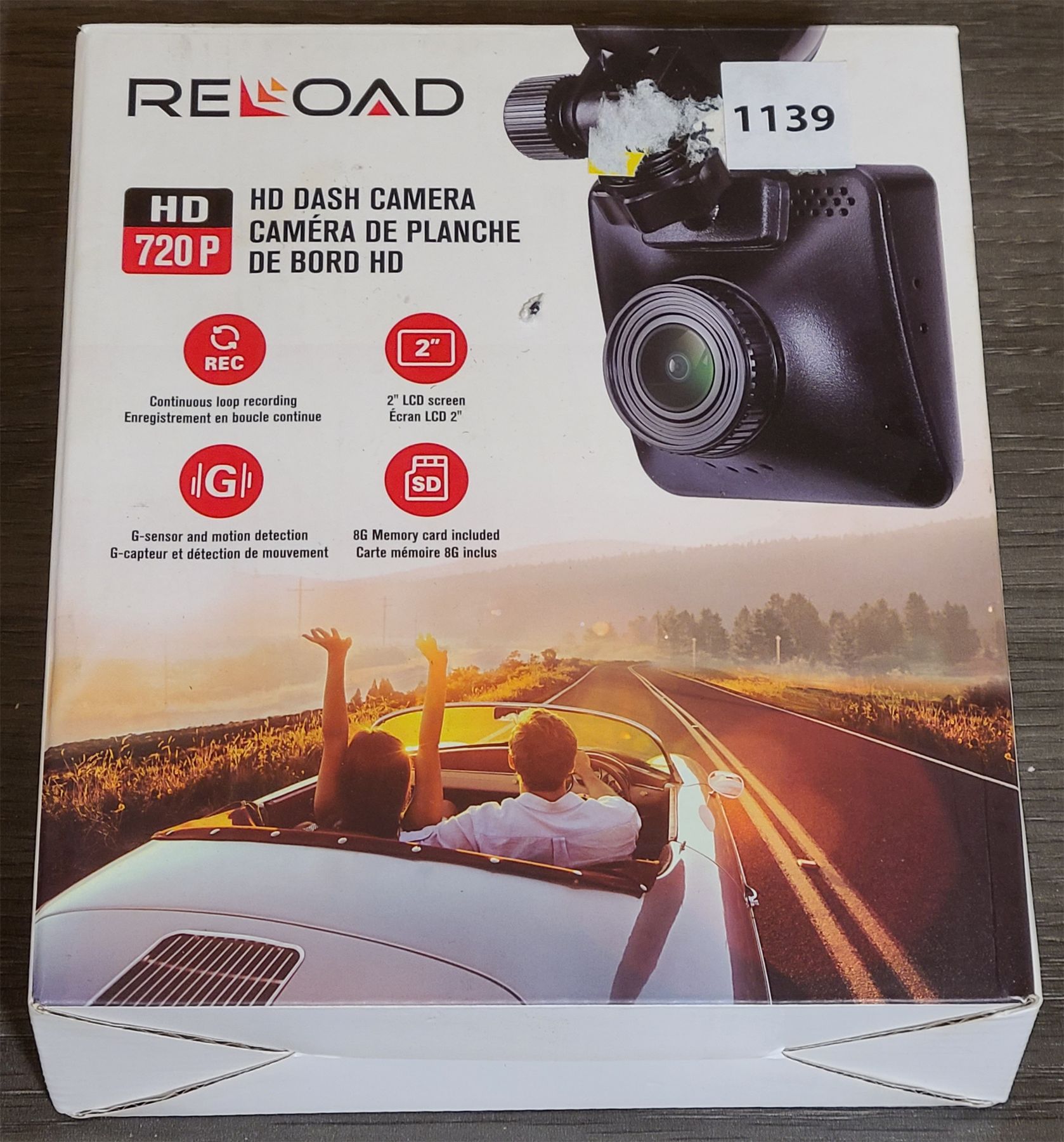 Reload Auto Camera RELOAD HD DASH CAMERA 720p
