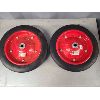 Image 1 : LOT OF 2 - POWER FIST 13 x 2.25in RUBBER WHEELS