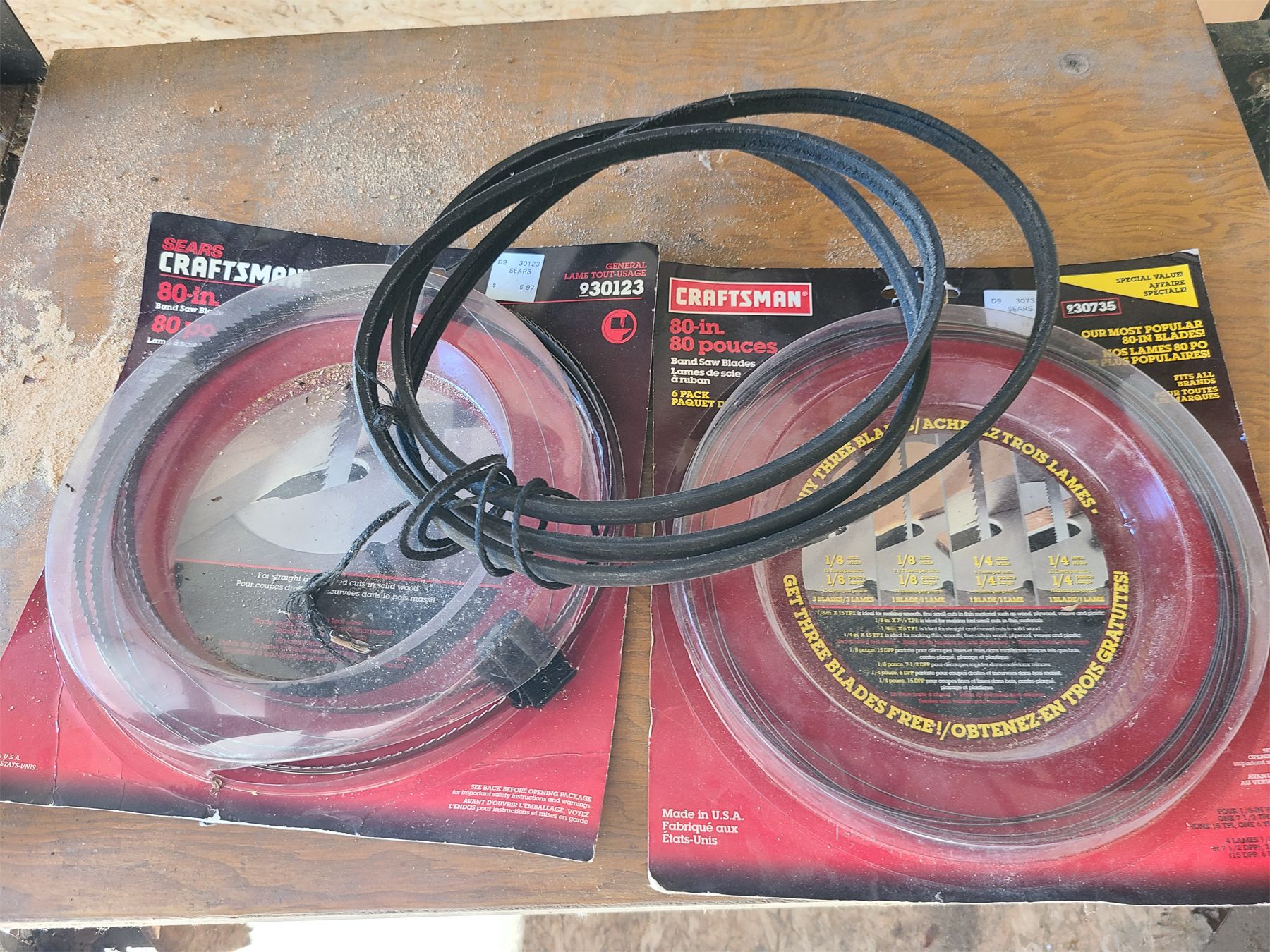 Blue Max Urethane Band Saw Tire Set – For Sears 119.214000, 2-Pack
