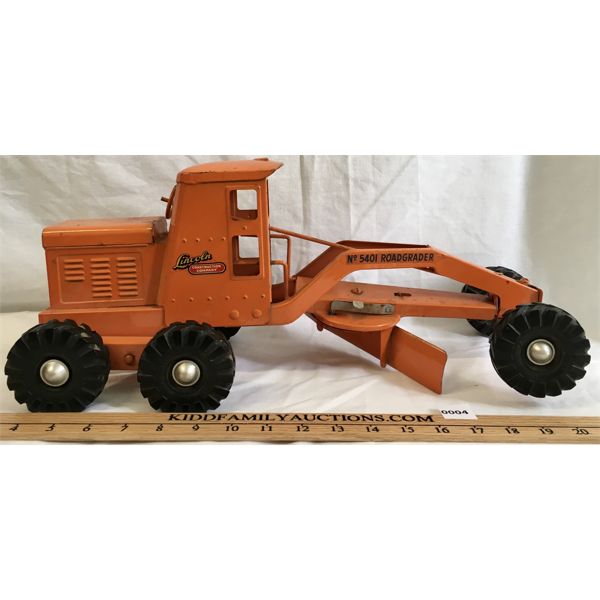 LINCOLN TOYS PRESSED STEEL NO 5401 ROAD GRADER