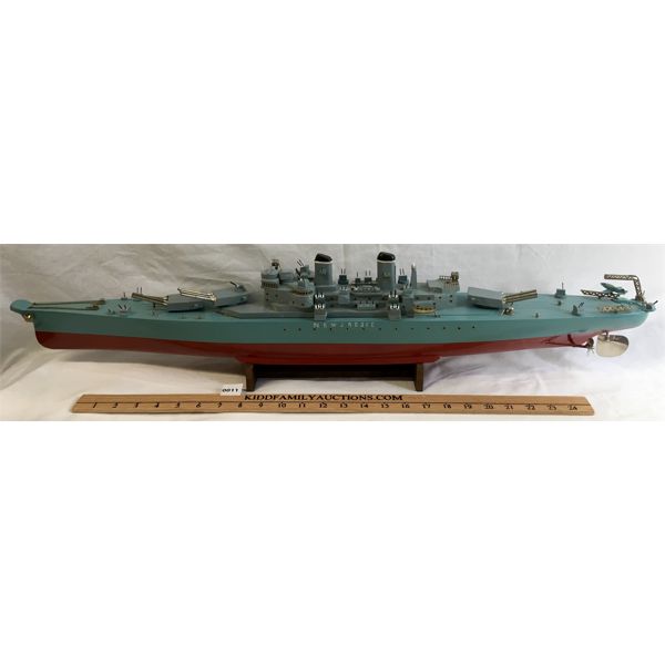 ITO WOODEN "NEW JRESYE" MODEL SHIP W/ TWO ELECTRIC MOTORS