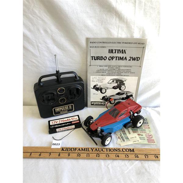 1988 1/20 SCALE RC TURBO OPTIMA CAR