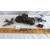 Image 1 : LOT OF 4 - MISC TOYS - INCL CAST IRON CAR AND TOOTSIE TOY AIRPLANES