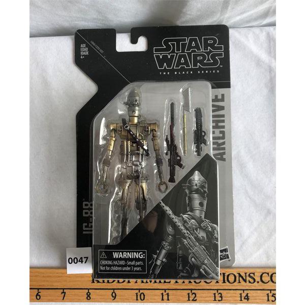 STAR WARS THE BLACK SERIES 2015 IG-88 FIGURE - AS NEW