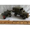 Image 3 : LOT OF 2 - MADE IN JAPAN TIN MILITARY TRUCK AND CANON 
