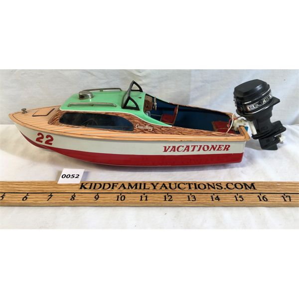 LINE MAR VACATIONER 22 TIN BOAT W/ MERCURY ELECTRIC MOTOR