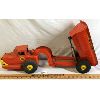 Image 1 : NY-LINT PRESSED STEEL HYDRAULIC DUMP TRUCK - 23in LONG