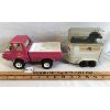 Image 1 : VINTAGE TONKA STABLES TOY - TRUCK, HORSE TRAILER & HORSES