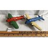 Image 1 : LOT OF 2 - VINTAGE TIN AIRPLANES - 6 INCH