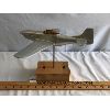 Image 3 : WOODEN MODEL AIRPLANE ON STAND