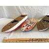 Image 3 : LOT OF 5 - WOODEN & TIN BOATS