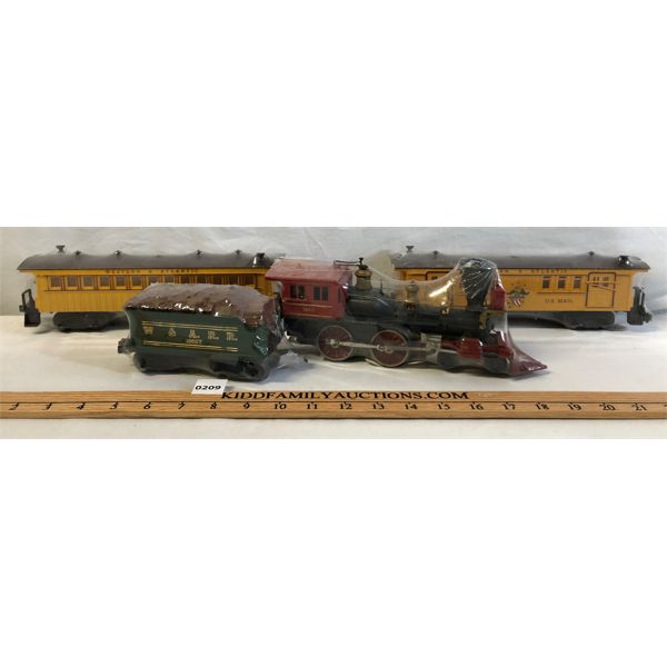 LOT OF 4 - O GAUGE CIVIL WAR GENERAL TRAIN SET