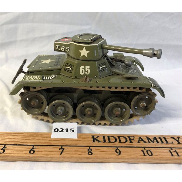 US ZONE GERMANY WIND-UP TIN TANK