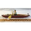 Image 2 : PAYA TIN WIND-UP ROW BOAT W/ KEY