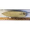 Image 2 : 1950's KEYSTONE WIND-UP WOODEN BOAT - 11.5in LONG