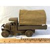 Image 2 : EARLY MARX USA TIN WIND-UP ARMY TRUCK W/ ORIGINAL CANVAS