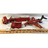 Image 1 : LOT OF 3 - TONKA LADDER TRUCK, AIRPLANE AND MARX MININ TRUCK